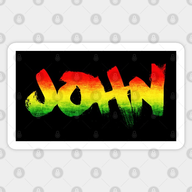 Reggae John Sticker by EriEri